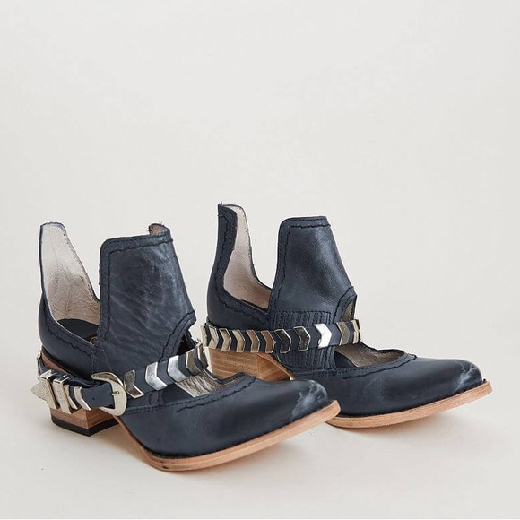 Freebird by Steven Shoes - Freebird by Steven blade leather moto buckle booties